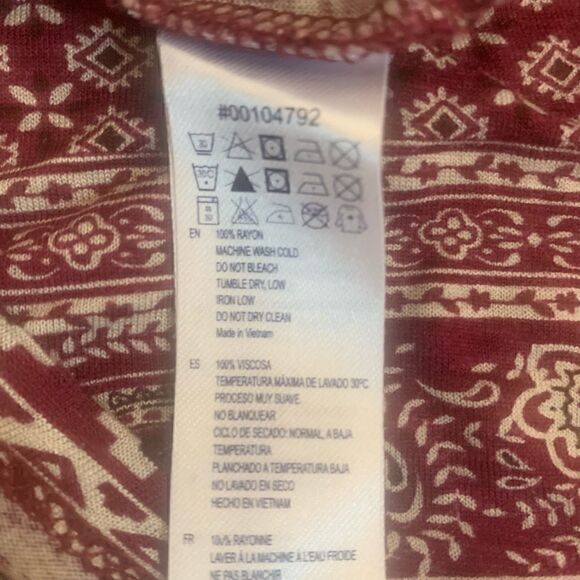 Forever 21 EUC Purple Print Tank - Picture 4 of 4